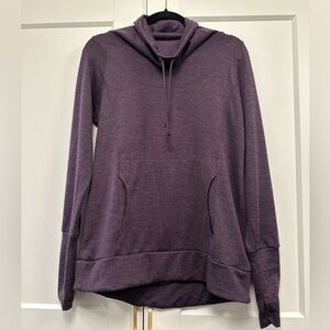 Dark plum CARVE BODIE FUNNEL NECK sweater